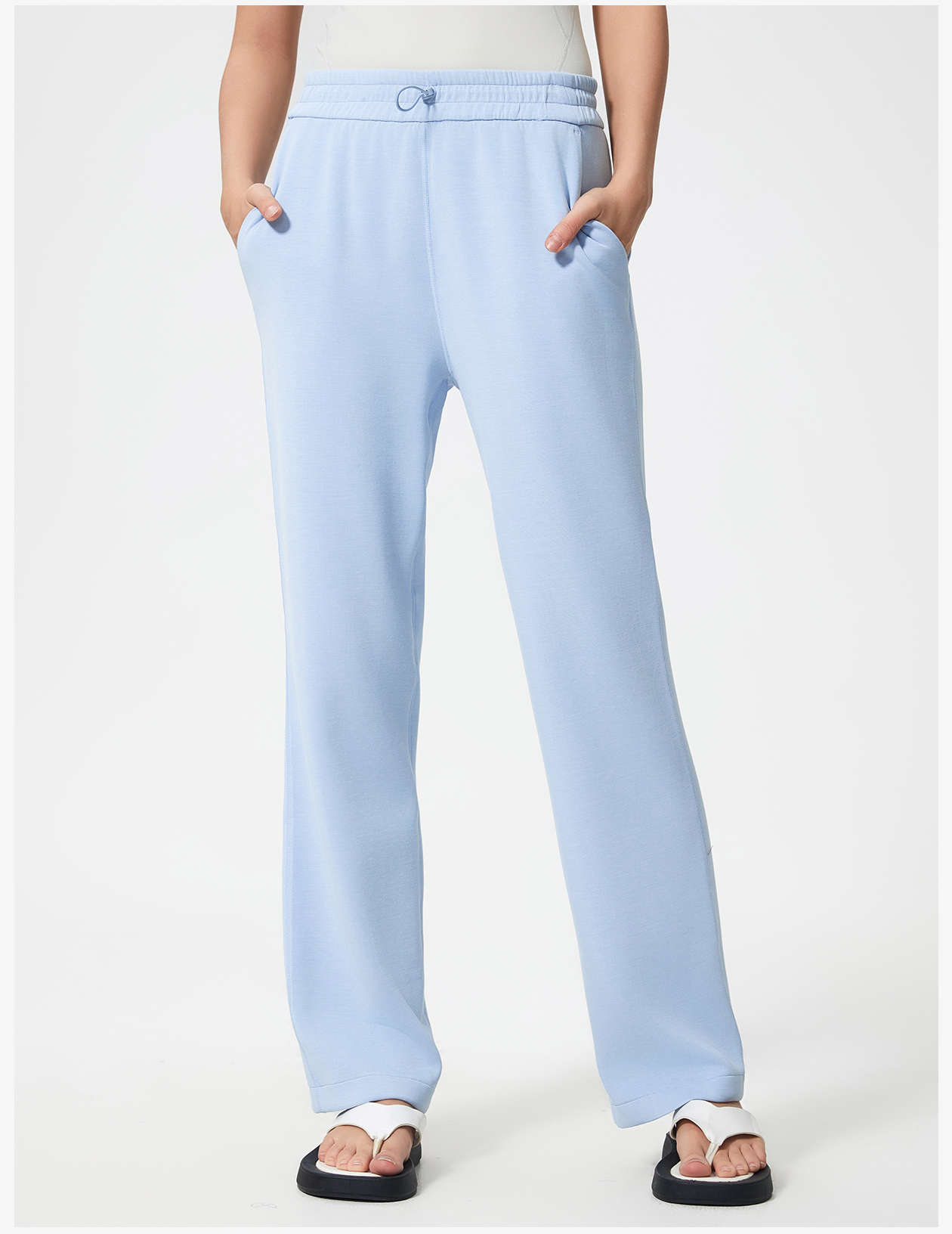 Women's Dark Gray Flared Leg Yoga Pants, High - Waisted with Pockets