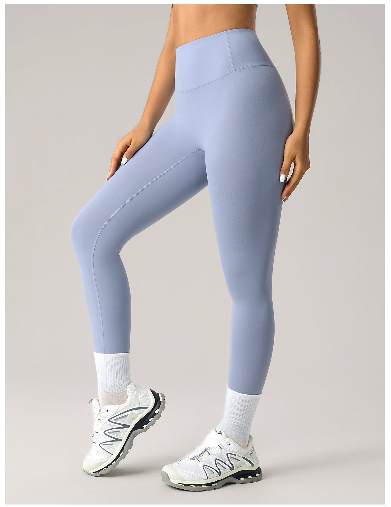 Women's High-Waisted Yoga Leggings, Buttery Soft Tummy Control Workout Pants with Elastic Waistband for Gym, Running, Fitness & Daily Wear