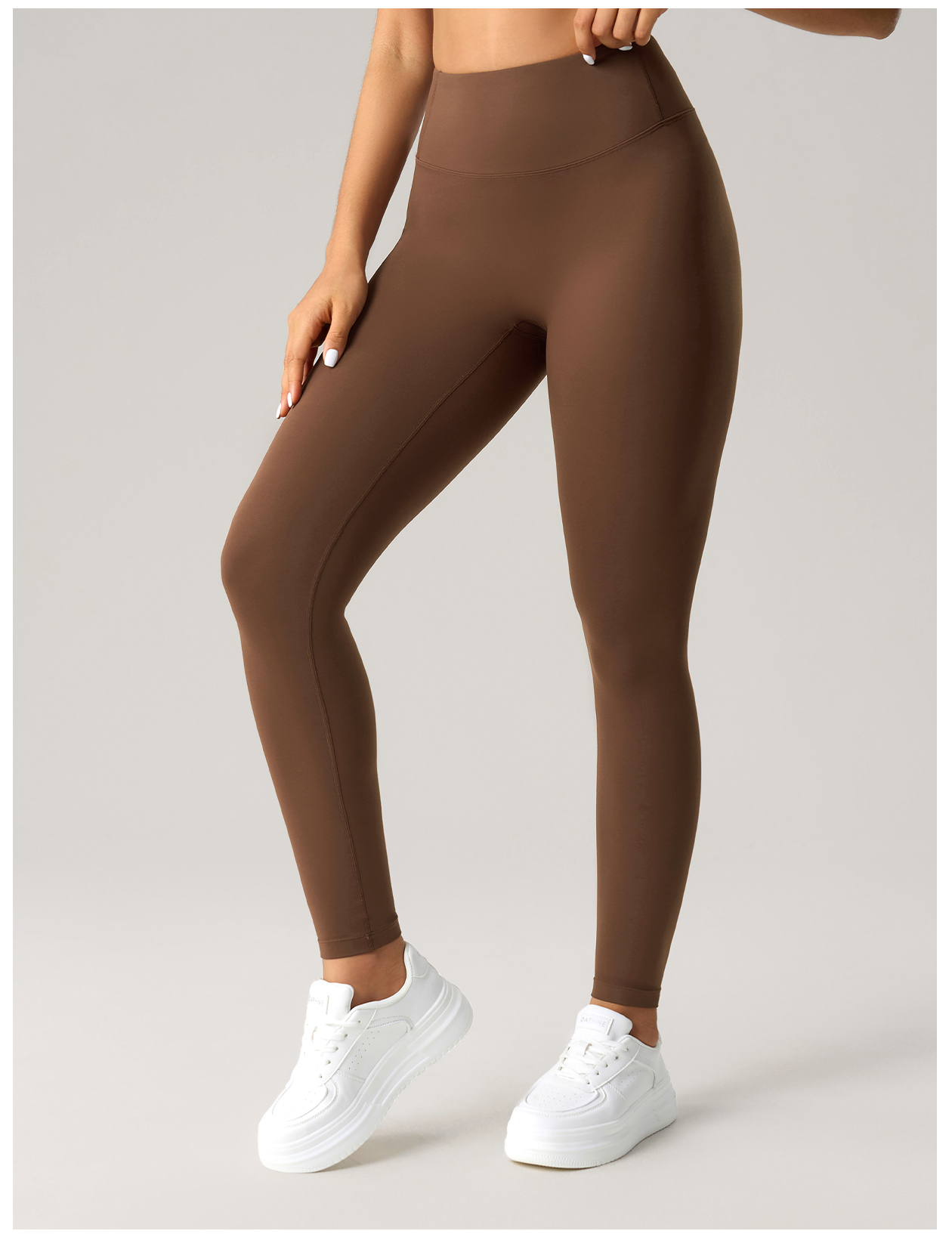 Women's High-Waisted Yoga Leggings, Buttery Soft Tummy Control Workout Pants with Elastic Waistband for Gym, Running, Fitness & Daily Wear