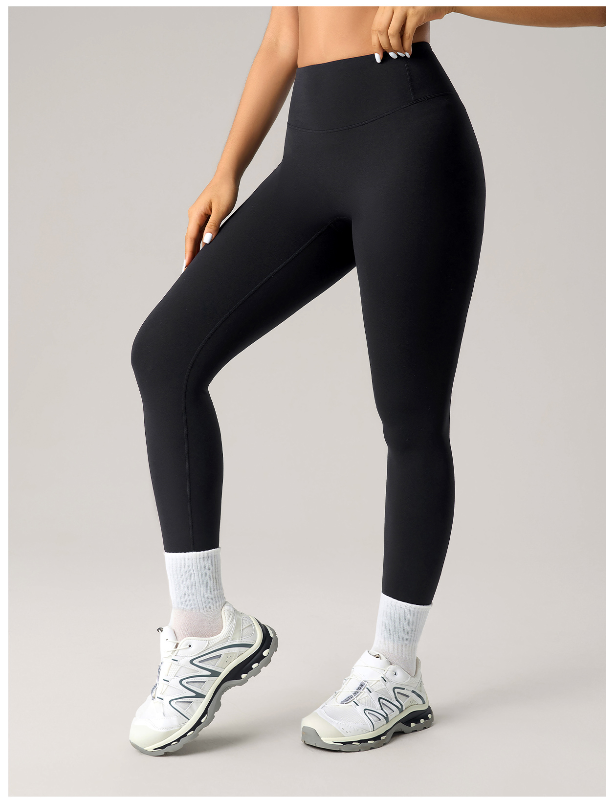 Women's High-Waisted Yoga Leggings, Buttery Soft Tummy Control Workout Pants with Elastic Waistband for Gym, Running, Fitness & Daily Wear