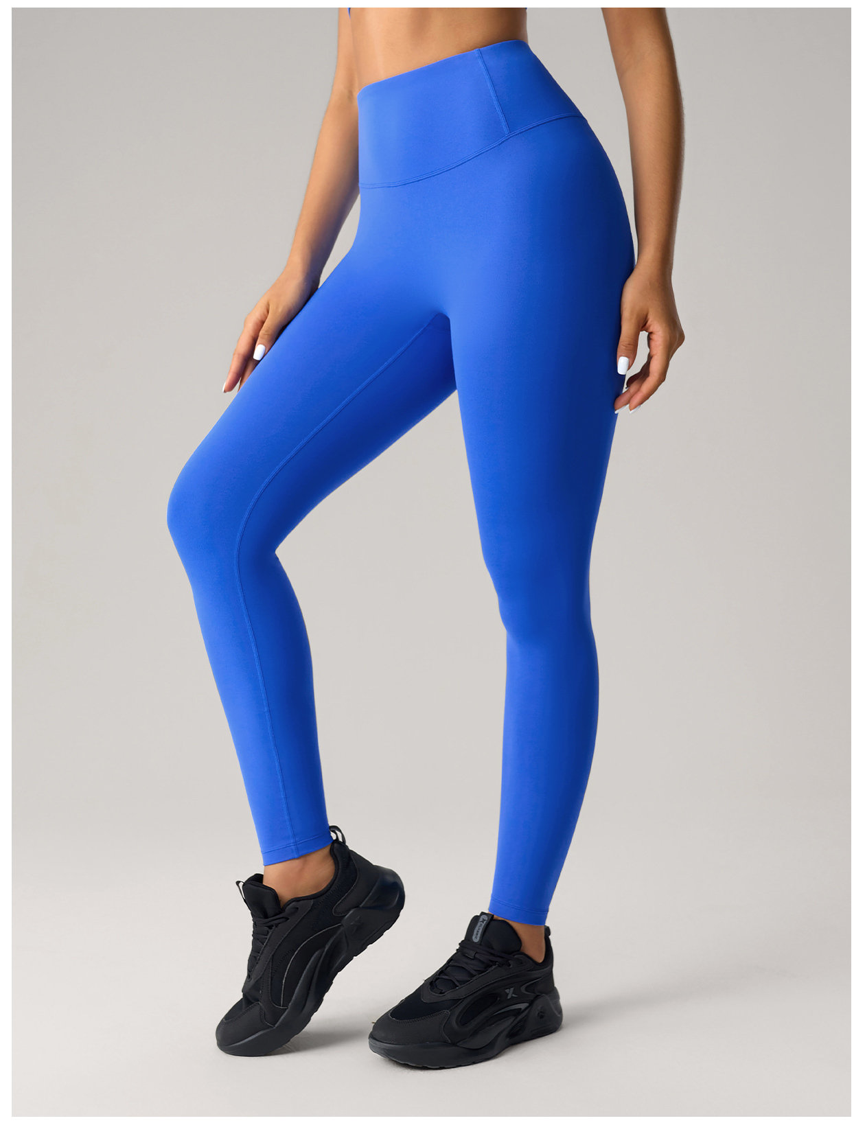 Women's High-Waisted Yoga Leggings, Buttery Soft Tummy Control Workout Pants with Elastic Waistband for Gym, Running, Fitness & Daily Wear