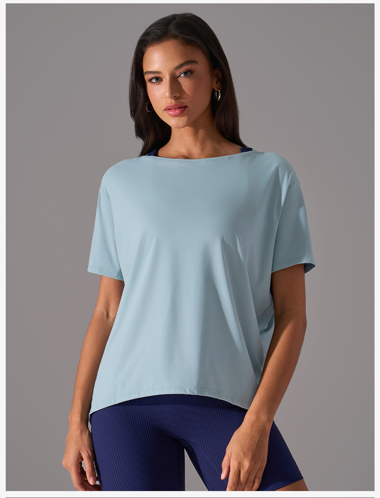 Women's Short Sleeve Loose Fit Workout Top, Lightweight & Breathable Yoga Shirt for Gym, Running & Casual Wear