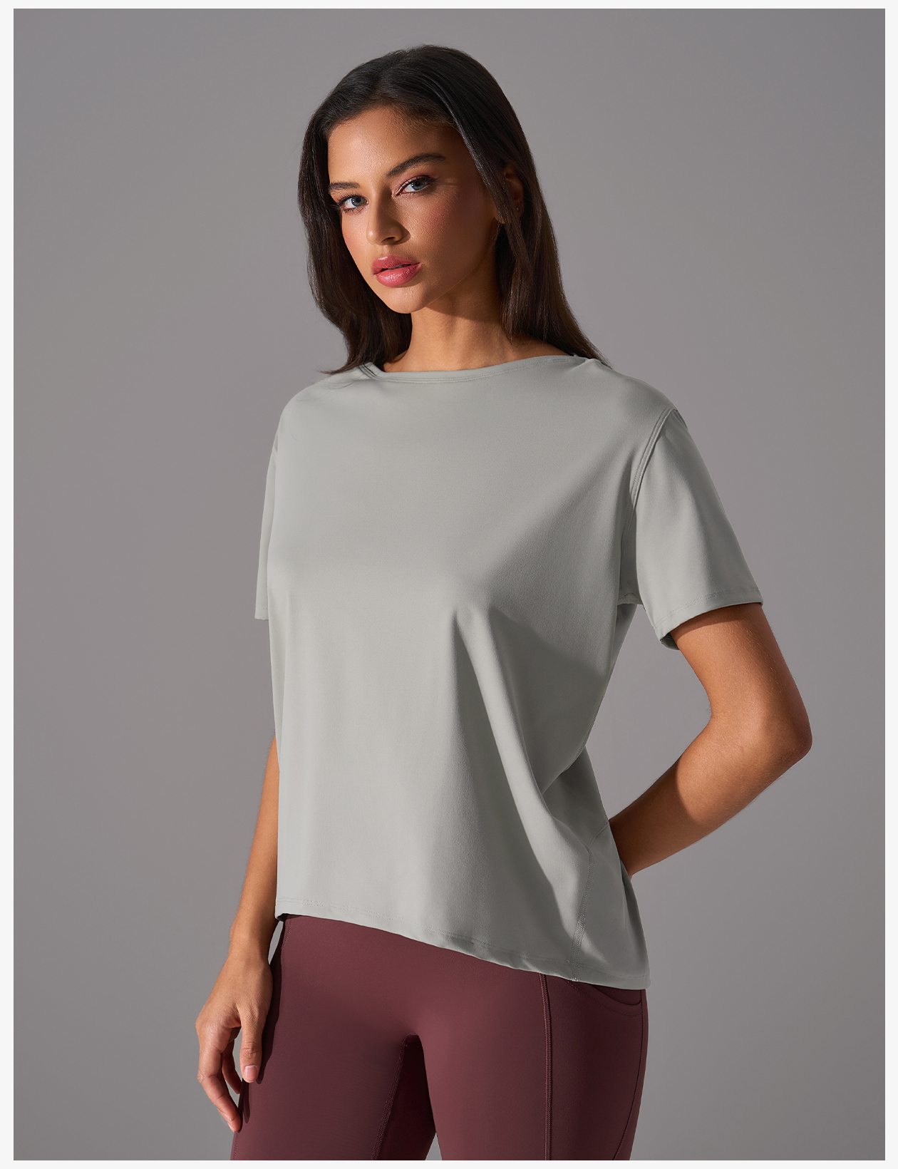 Women's Short Sleeve Loose Fit Workout Top, Lightweight & Breathable Yoga Shirt for Gym, Running & Casual Wear