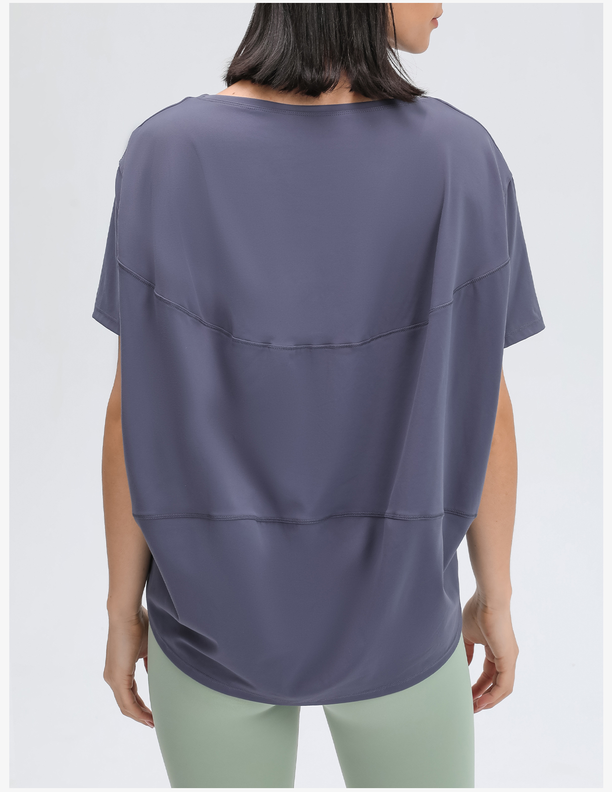 Women's Short Sleeve Loose Fit Workout Top, Lightweight & Breathable Yoga Shirt for Gym, Running & Casual Wear