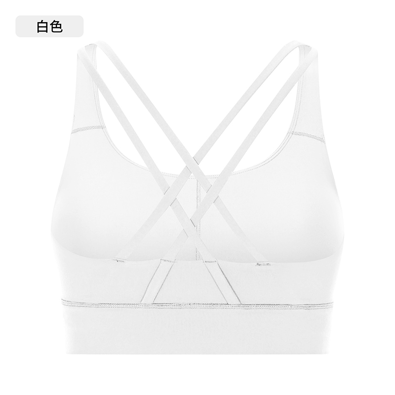 Women's Purple Racerback Sports Bra, High - Support Yoga Bra Top for Workout and Fitness