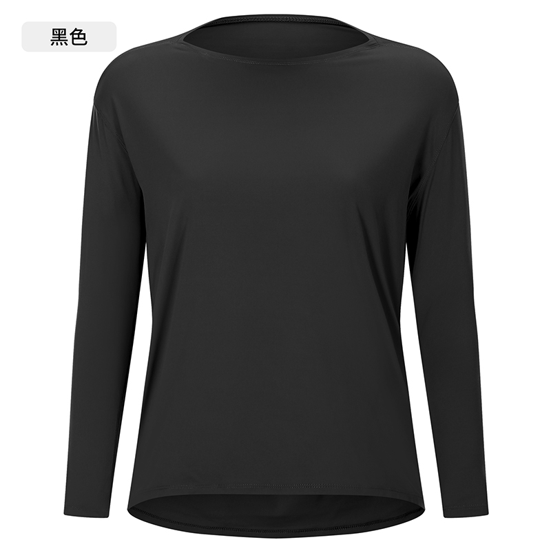 Women's Long Sleeve Loose Fit Yoga Top, Lightweight and Breathable Workout Shirt for Gym, Running, and Casual Wear