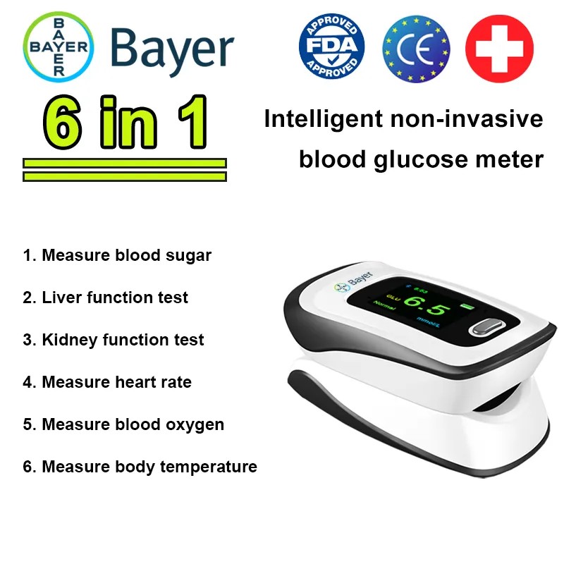 【12 v 1】 Nejnovější neinvazivní inteligentní glukometr od společnosti Bayer