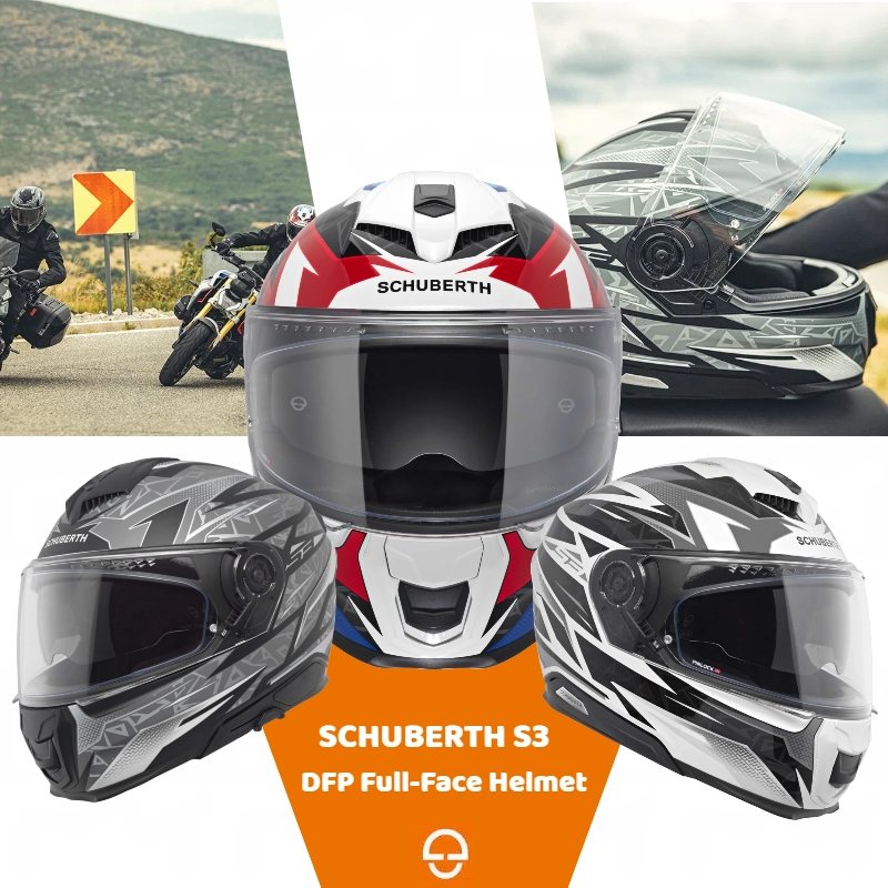 SCHUBERTH S3 DFP Integrální Helma – Prémiová Ochrana s Certifikací ECE 22.06 + S.R.S