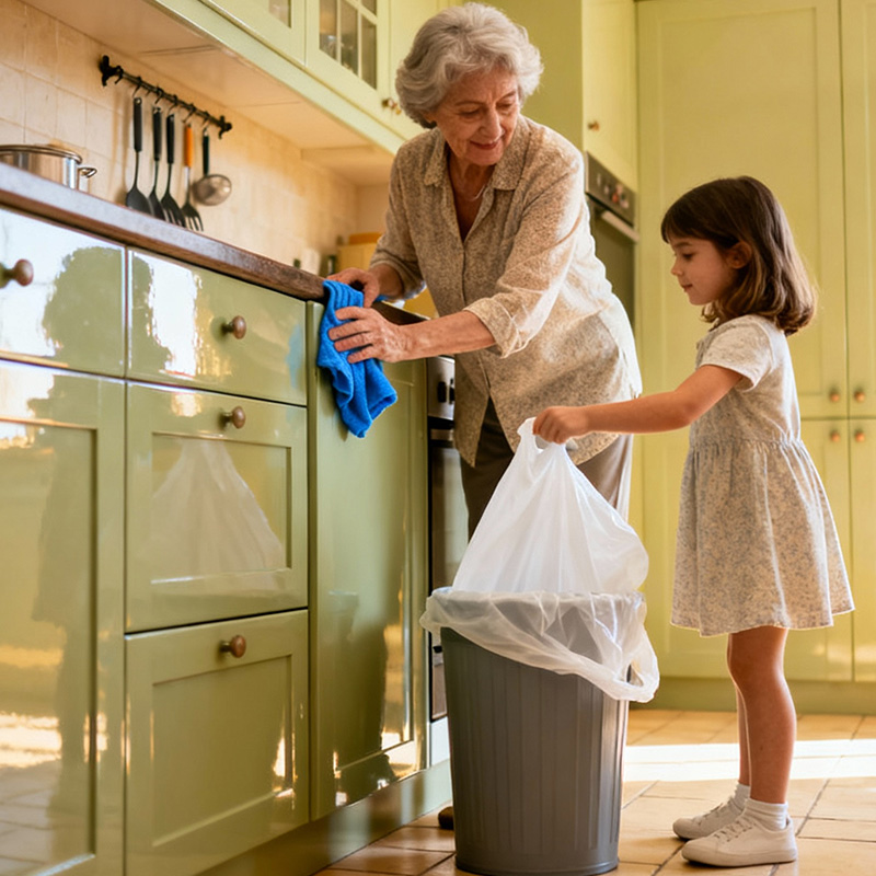 Flat-open Trash Bags