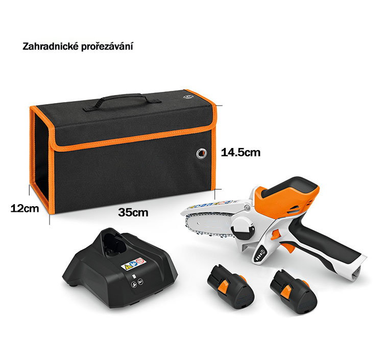 Německá malá ruční lithiová řetězová pila pro domácnost, prořezávání zahrady, prořezávání zahrady, dobíjecí elektrická pila