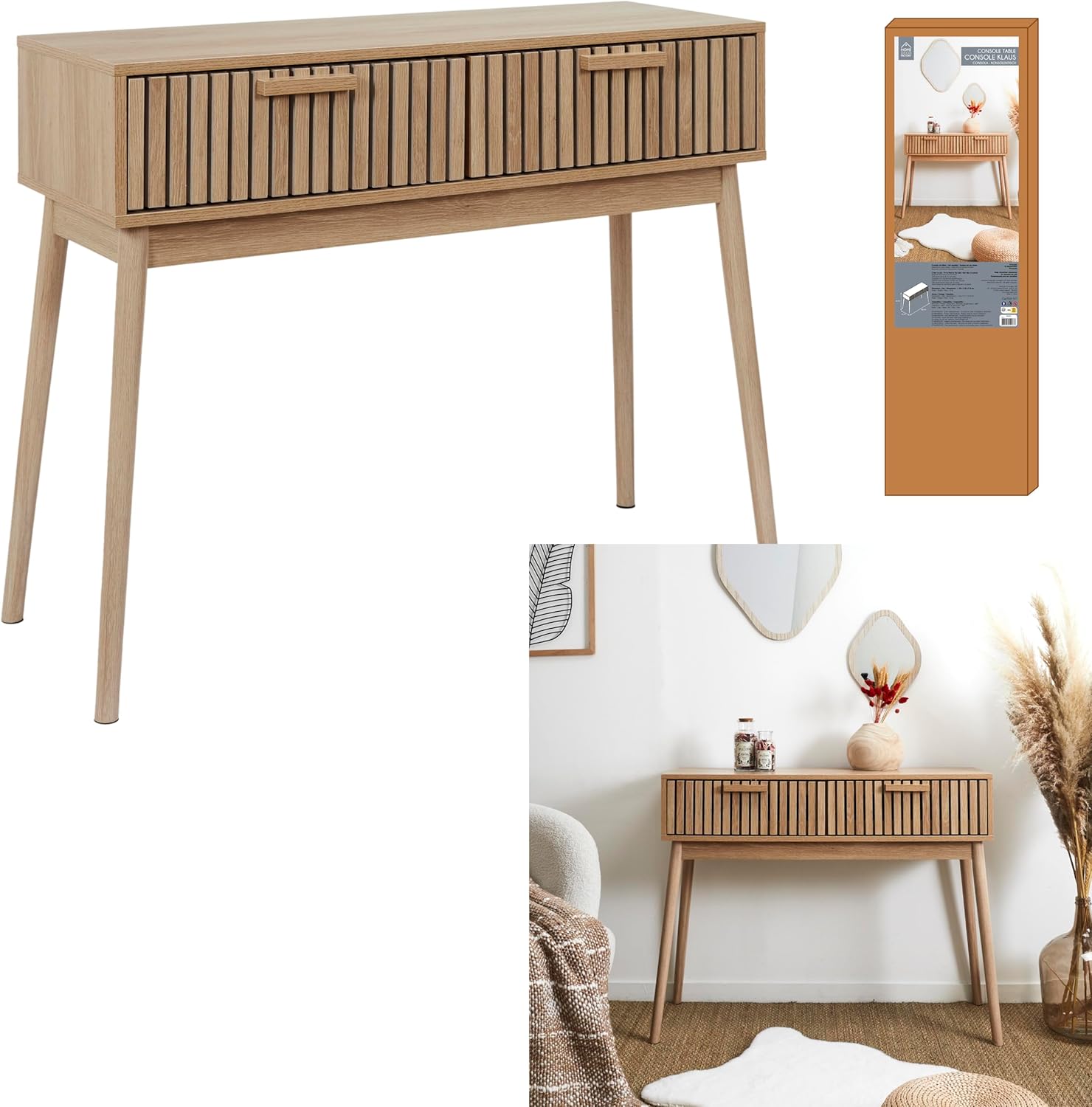 KONZOLA SE 2 ZÁSUVKAMI