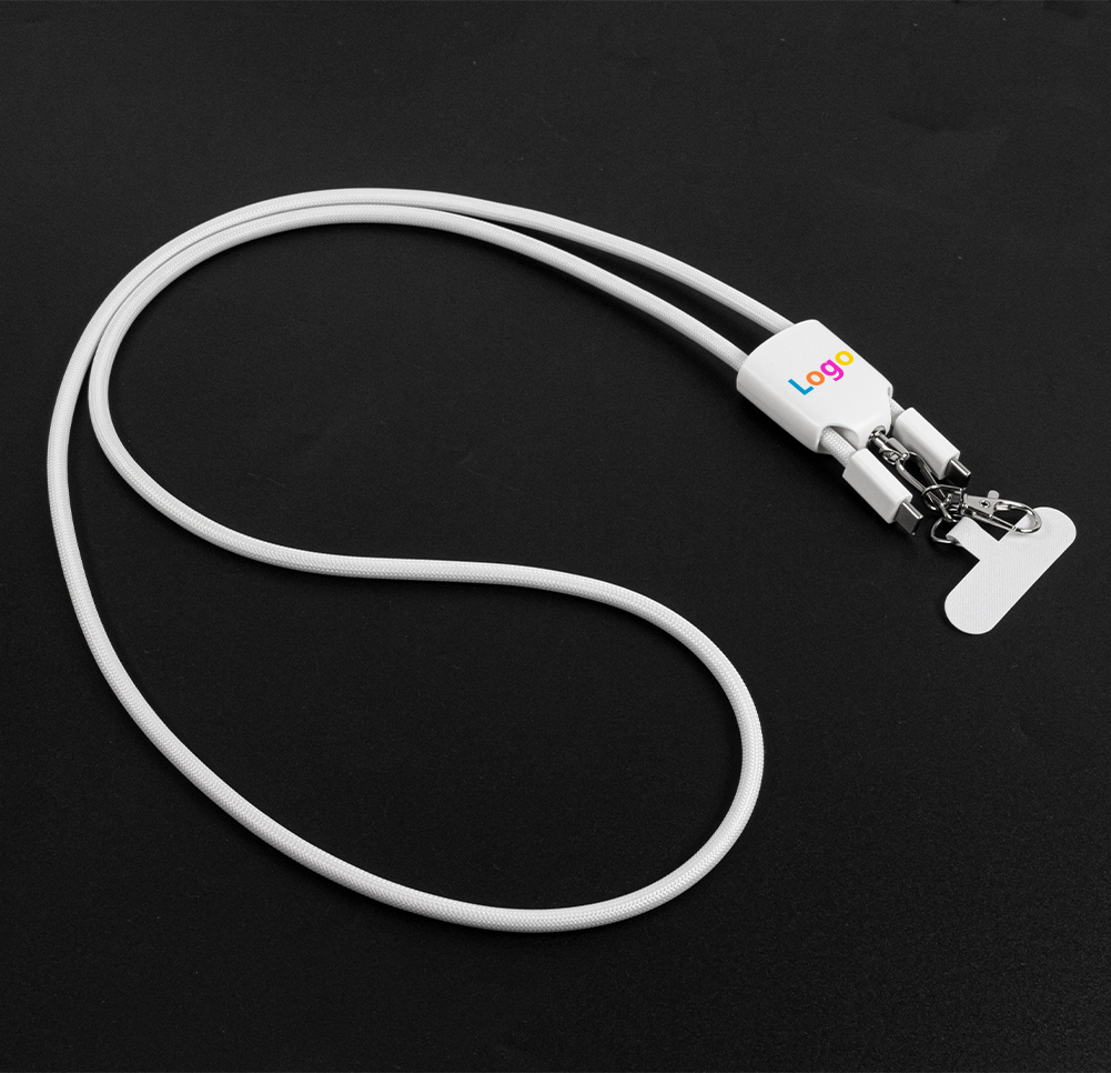 Portable Lanyard Type C to C to Lighting Cable PD Fast Charge Data Cables Iphone Charging Cable