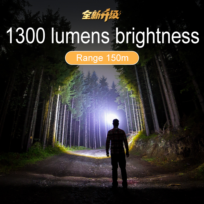 Rechargeable  Waterproof Large Battery Outdoor Sensor Headlamp