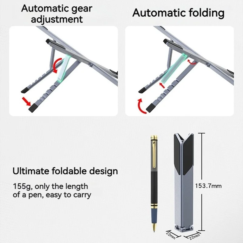 Portable Foldable Mini Pocket Laptop Stand for Laptops-kzctec