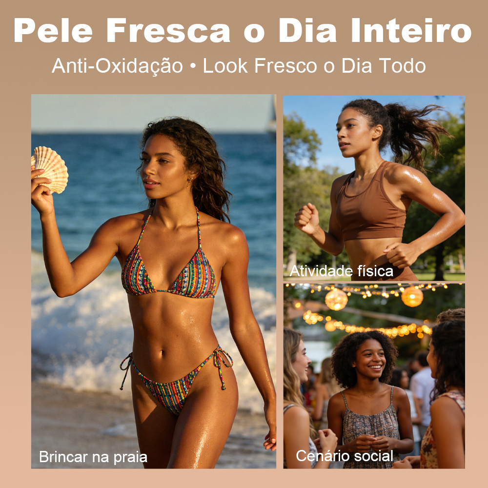 Base Líquida Lua&Neve | Várias Cores, Uniformiza Pele, Cria Base Impecável