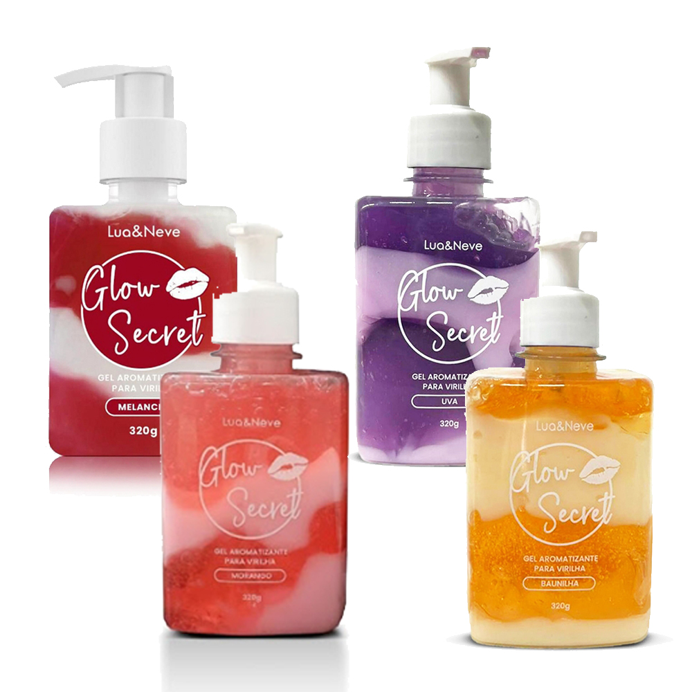 Gel Aromatizante Intimo Lua&Neve | 4 Aromas Doces de Frutas, Cuidado Suave, Fragrância Duradoura