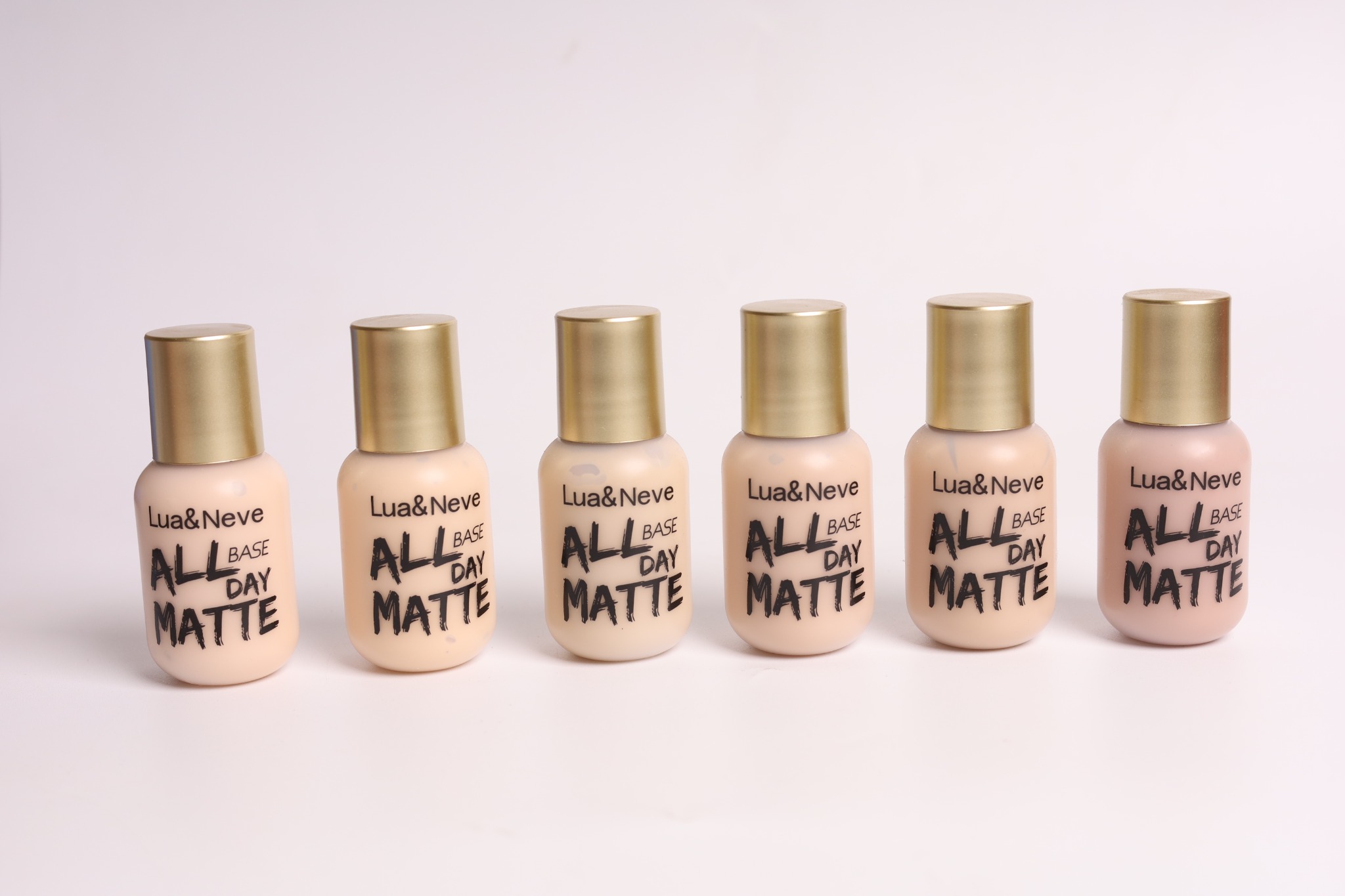 Base Líquida Lua&Neve All Day Matte | Várias Cores, Controle de Brilho e Durabilidade, Cria Pele Mate de Alto Nível