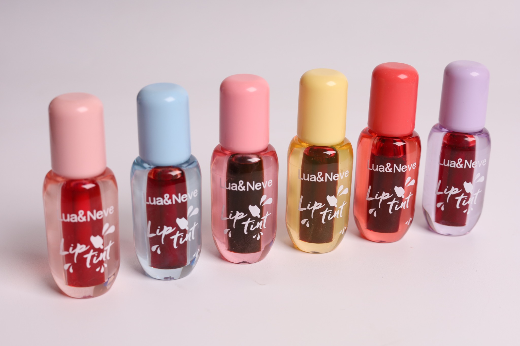 Lip Tint Lua&Neve | Cores Coloridas de Doces, Tinge Labios e Forma Fita, Cria Bicos de Vidro Doce