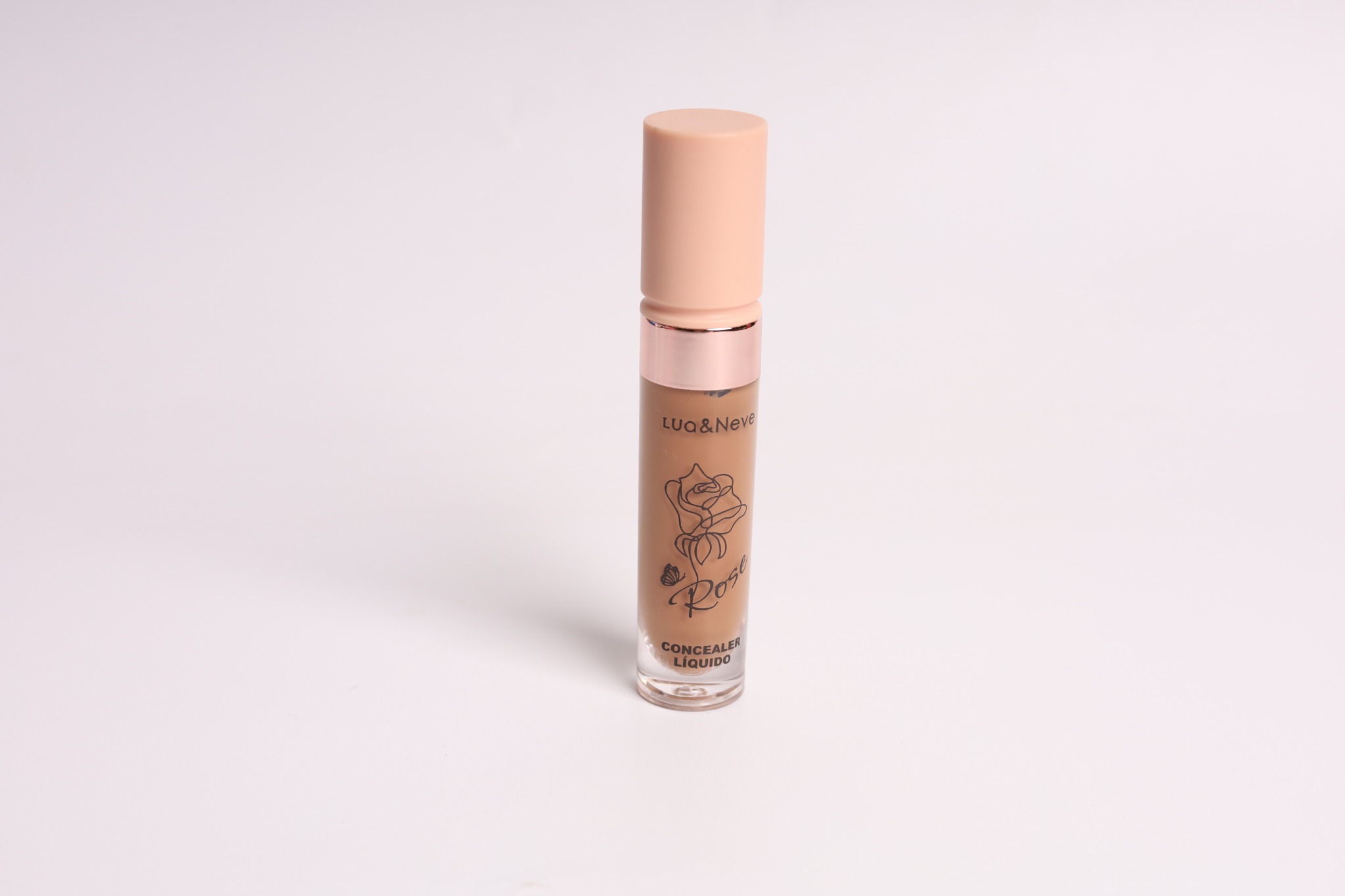 Corretivo Líquido Lua&Neve Rose | 6 Cores para Todos os Tipos de Pele, Fosco e Suave, Esconde Defeitos com Um Toque