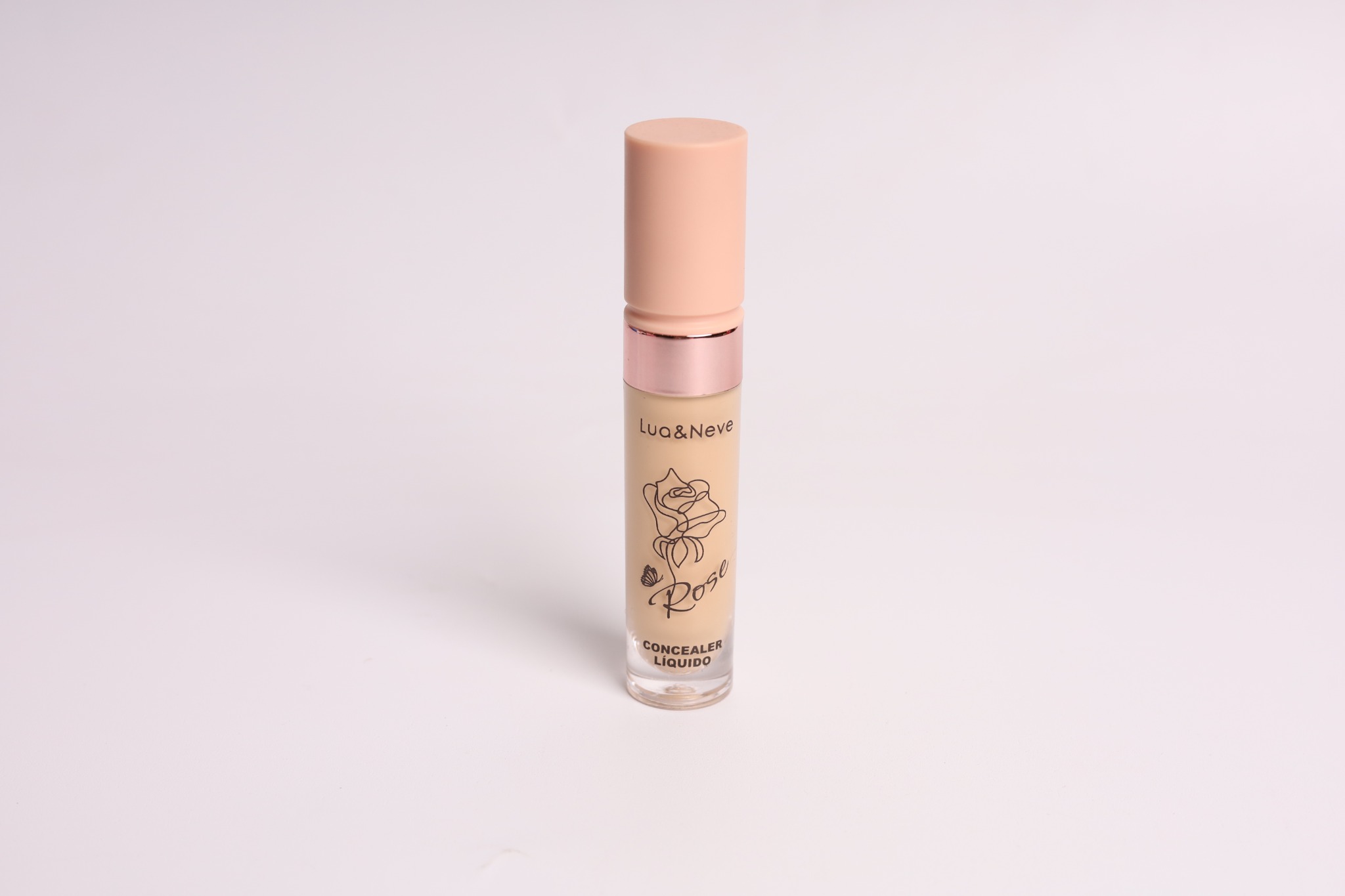 Corretivo Líquido Lua&Neve Rose | 6 Cores para Todos os Tipos de Pele, Fosco e Suave, Esconde Defeitos com Um Toque