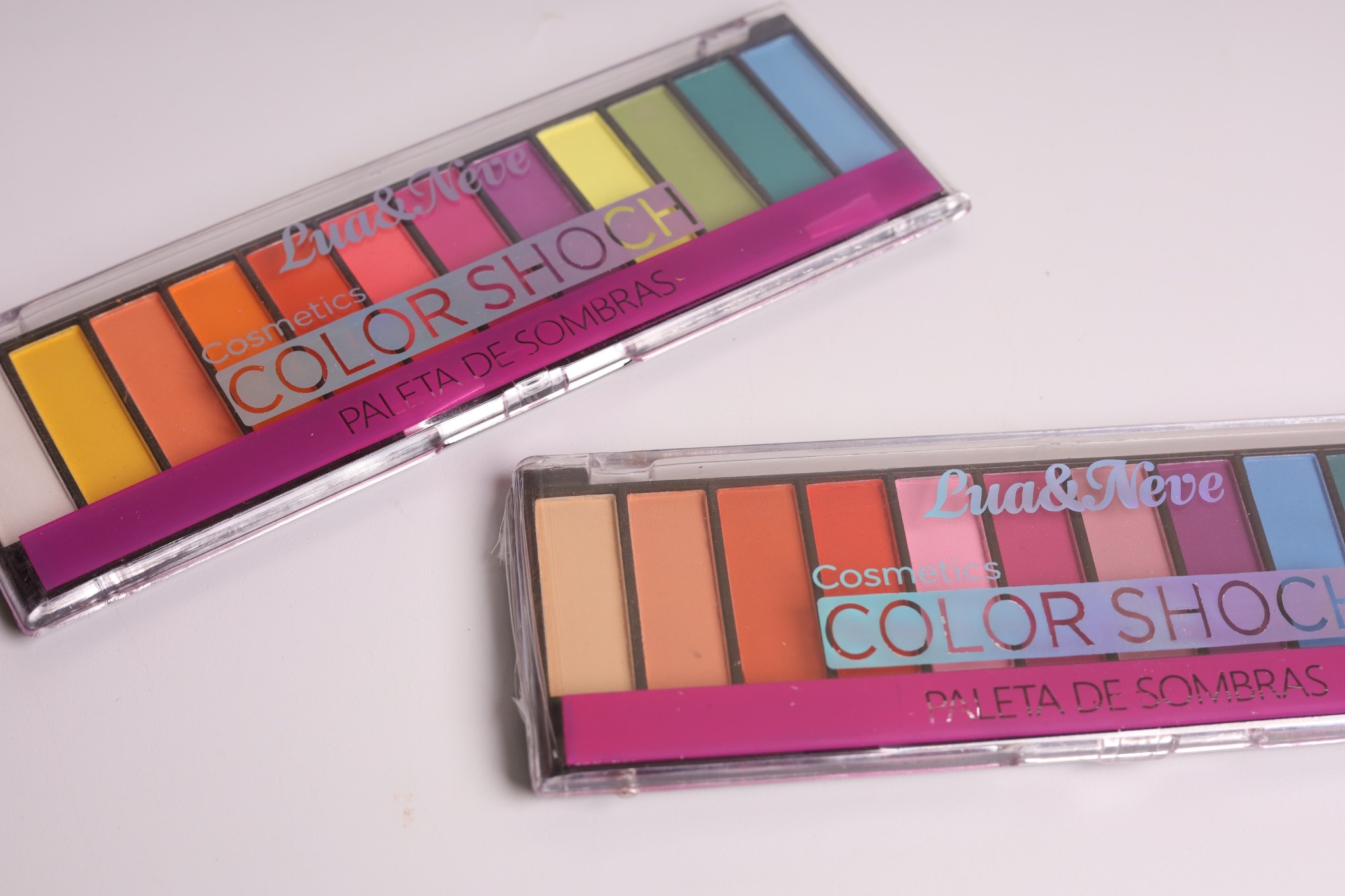 Paleta de Sombras Lua&Neve Arco - Íris | 12 Cores para Maquiagem Criativa, Pigmentação Intensa e Fina, Dia a Dia e Criação em Um