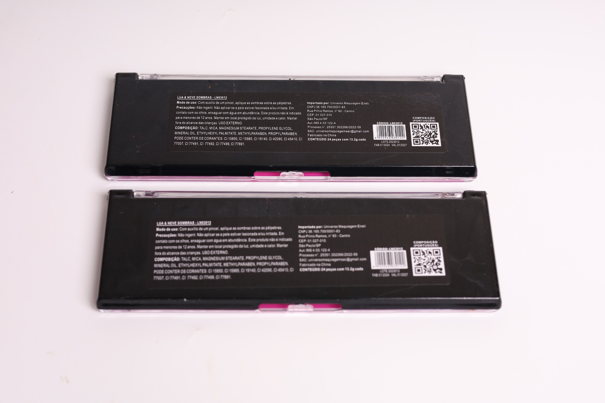 Paleta de Sombras Lua&Neve Arco - Íris | 12 Cores para Maquiagem Criativa, Pigmentação Intensa e Fina, Dia a Dia e Criação em Um