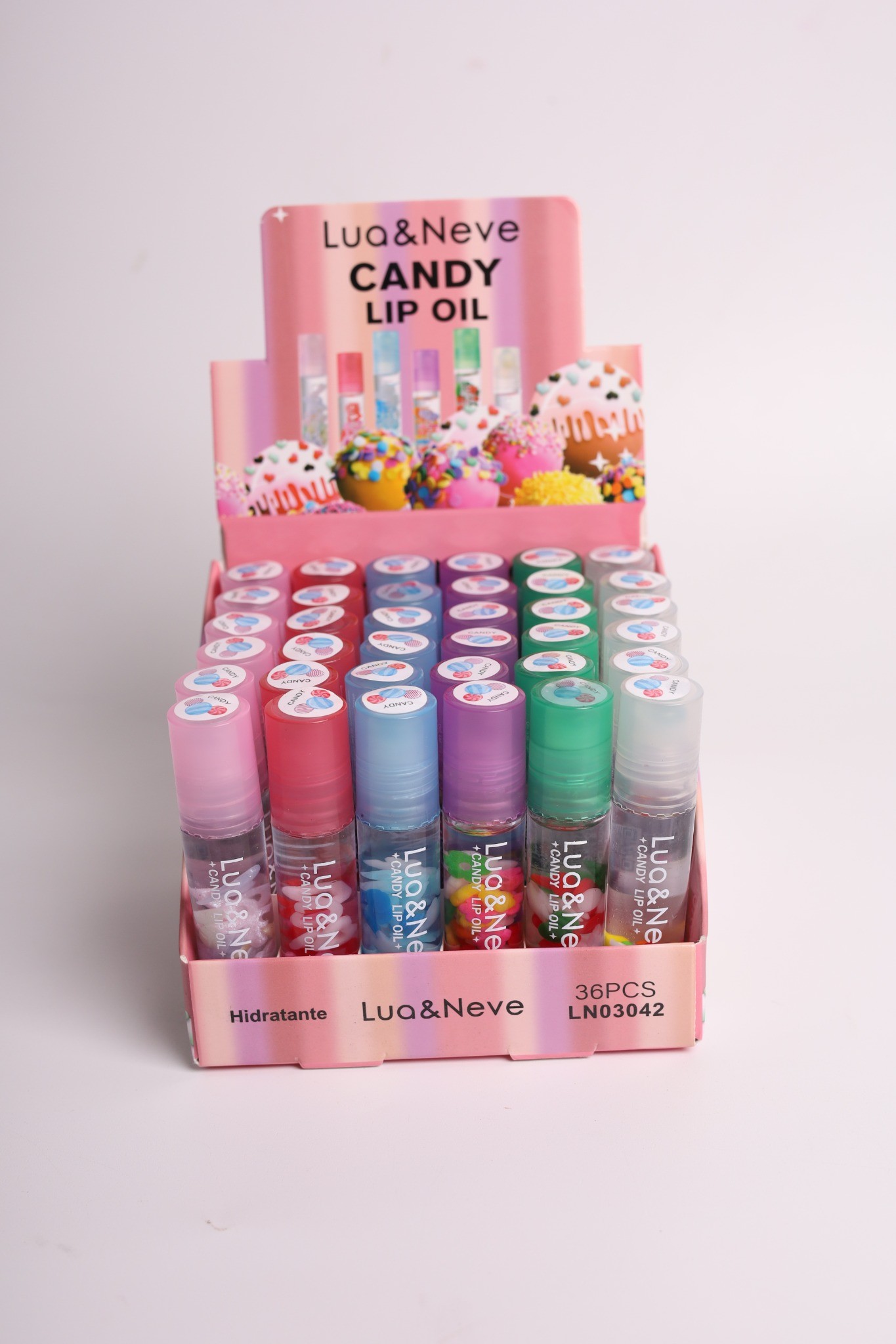 Lua&Neve óleo Labial de Doces | Super Bonito, Hidratação Intensa, Design de Rolo, Atmosfera Doce