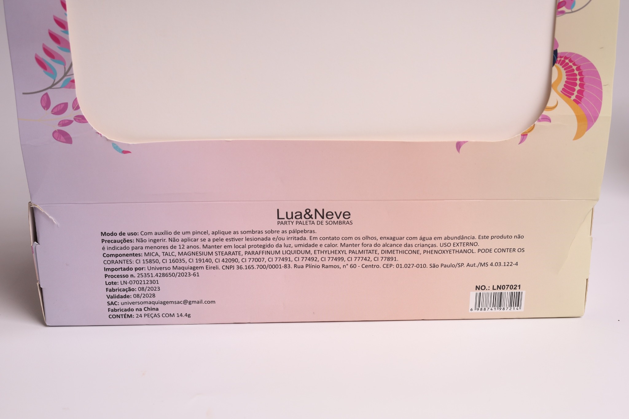 Lua&Neve Paleta de Sombras para Festa Dupla｜12 Cores×2, Tudo em Um para Dia e Festa, Mistura de Perolado e Mate, Troca de Estilo em Um Clique