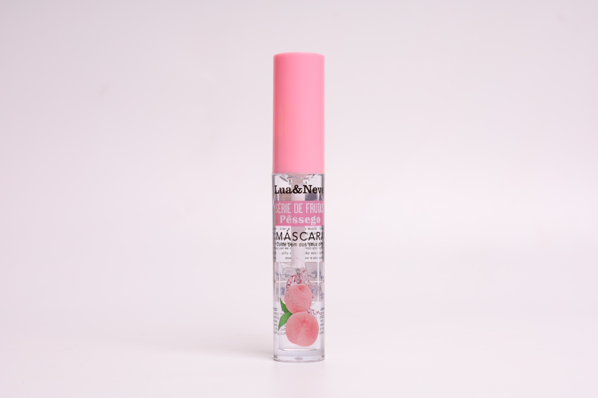 Lua&Neve Máscara de Cílios Transparente Série de Frutas｜6 Aromas de Frutas, Modelagem Leve, Cílios Longos Naturais, Imperdível para Estudantes