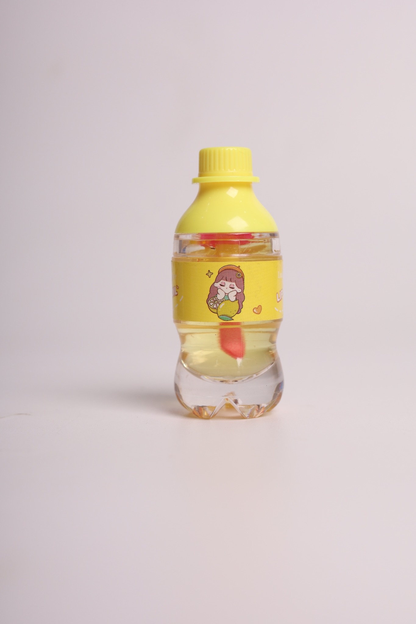 Lua&Neve Óleo Labial Mini Garrafa de Refrigerante｜Cute e Adorável, Hidratação e Reparação, 3 Aromas de Frutas, Cria Labios de Vidro