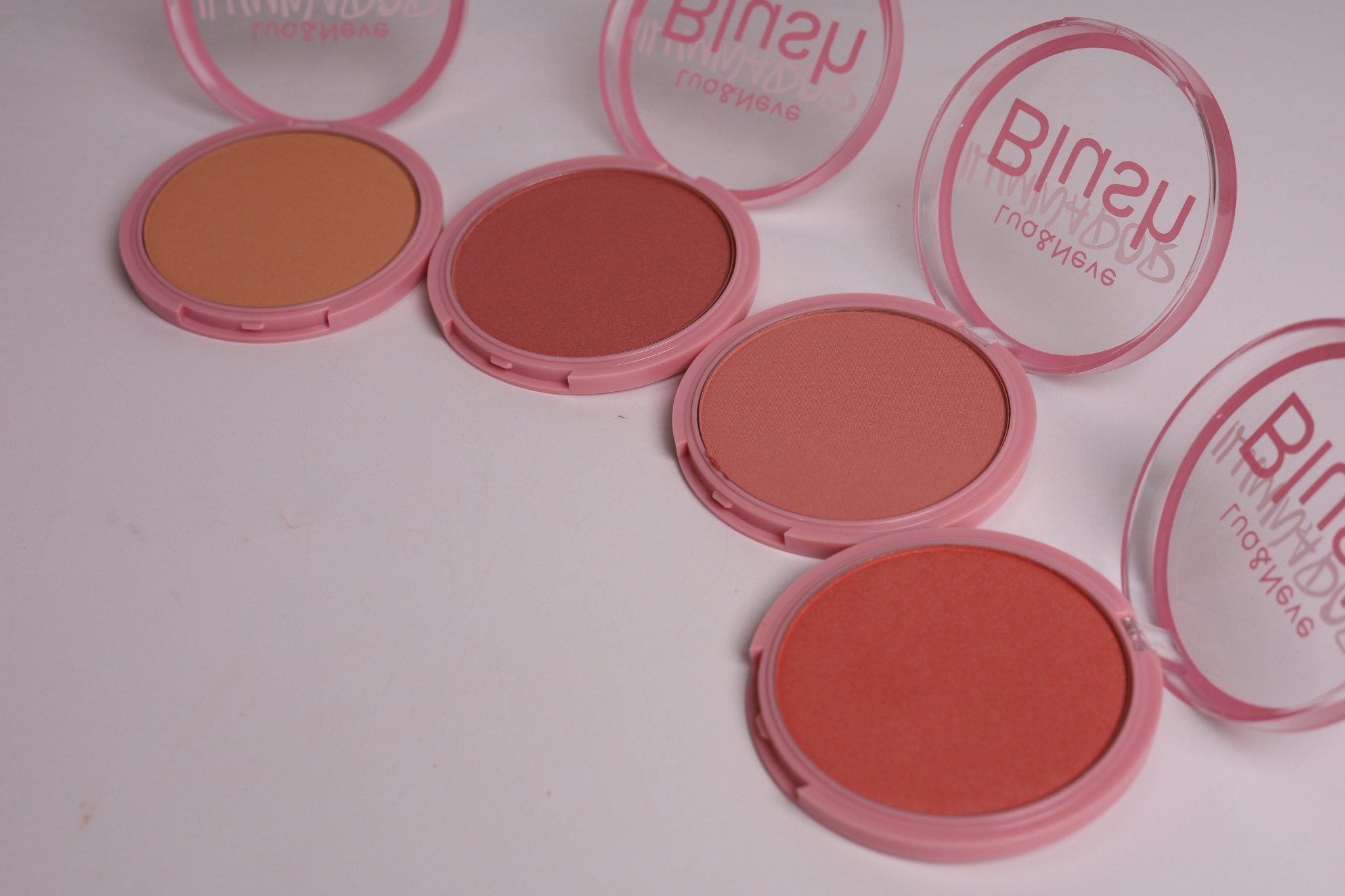 Lua&Neve Blush Rosa Claro｜Cor Natural, Atmosfera Vibrante, Vários Tons, Fina Textura, Cria Blush com Bom Tom