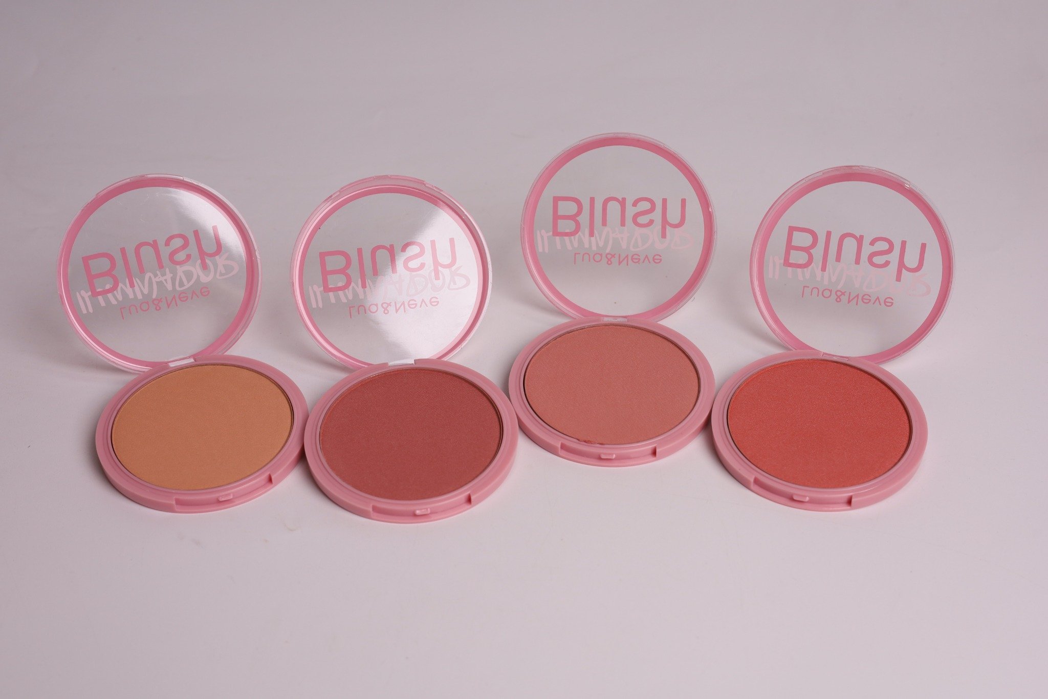 Lua&Neve Blush Rosa Claro｜Cor Natural, Atmosfera Vibrante, Vários Tons, Fina Textura, Cria Blush com Bom Tom