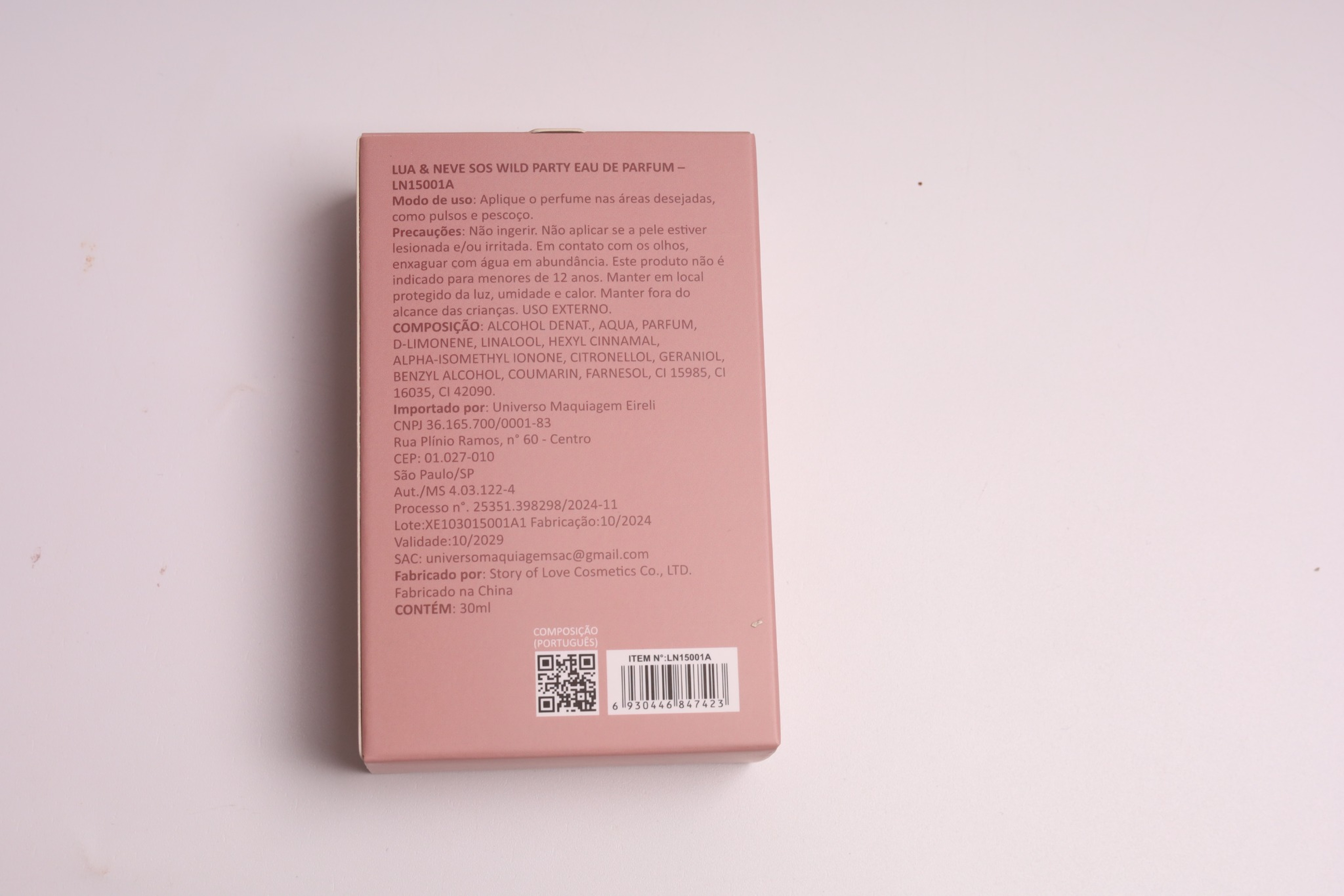 精致粉盒！Lua&Neve 香水 30ml 香遇派对