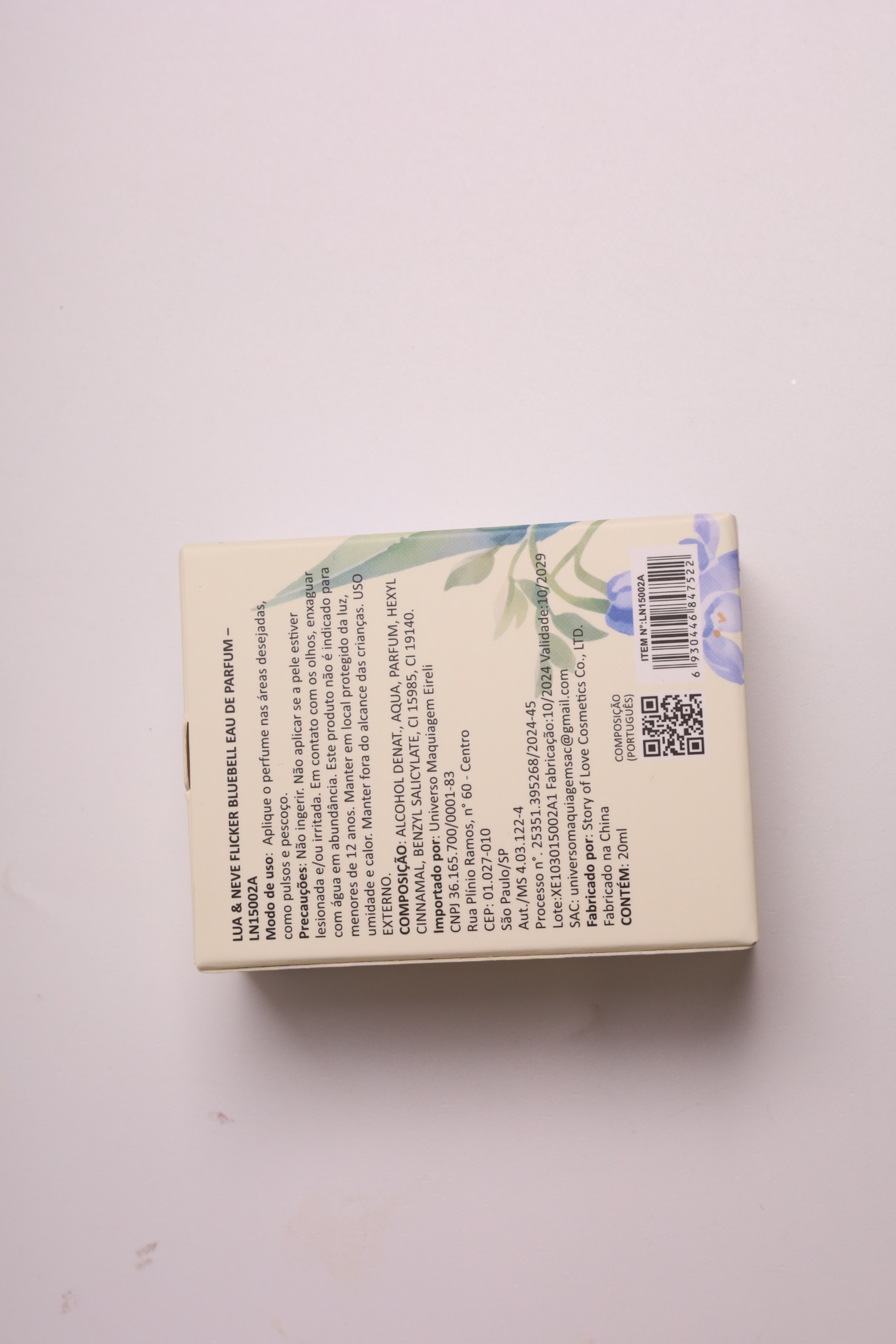 Perfume Lua&Neve Flicker Bluebell Eau De Parfum 20ml