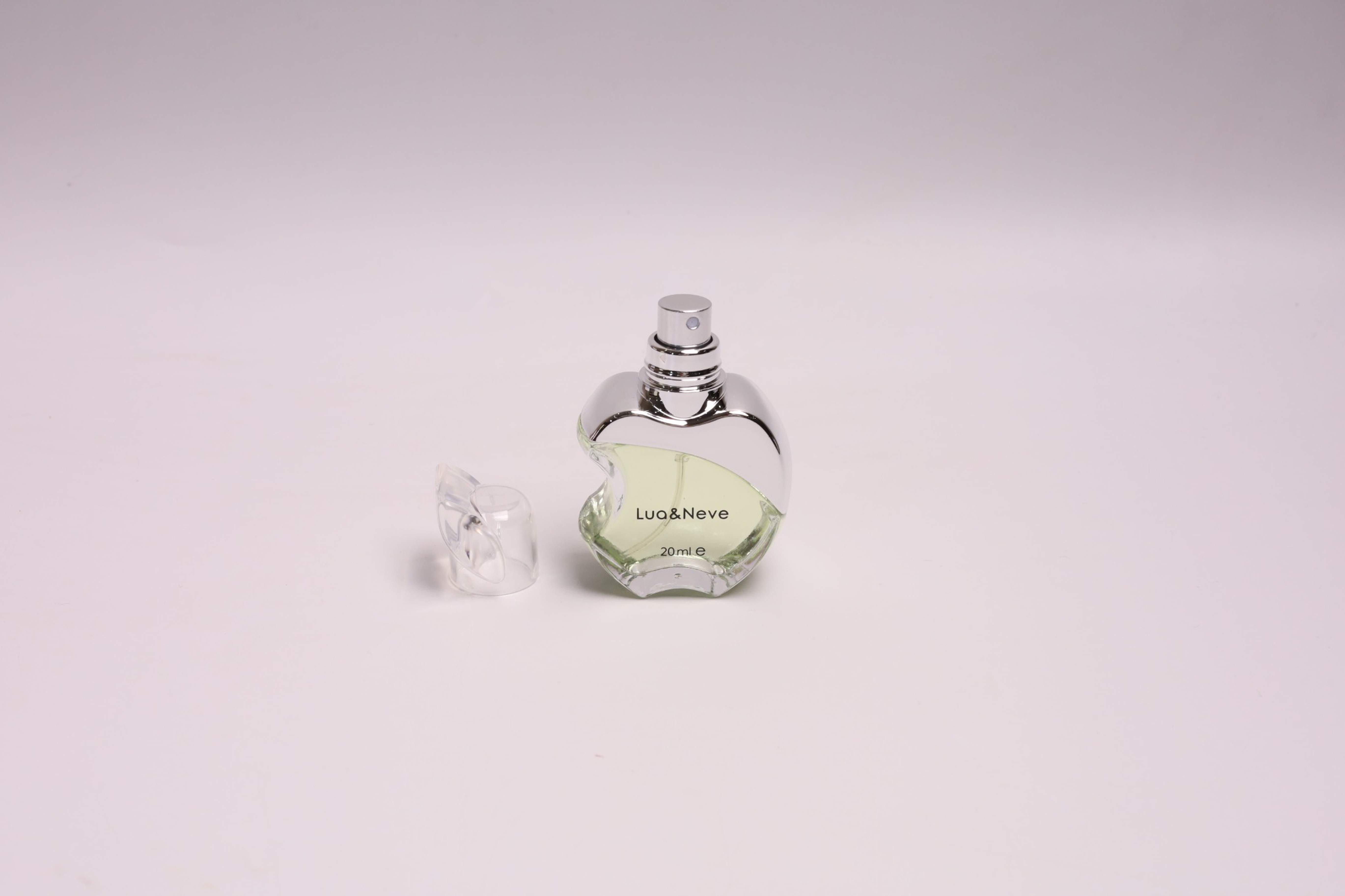 Perfume Lua&Neve em Forma de Maçã 20ml, Aroma Leve e Fresco, Design Único