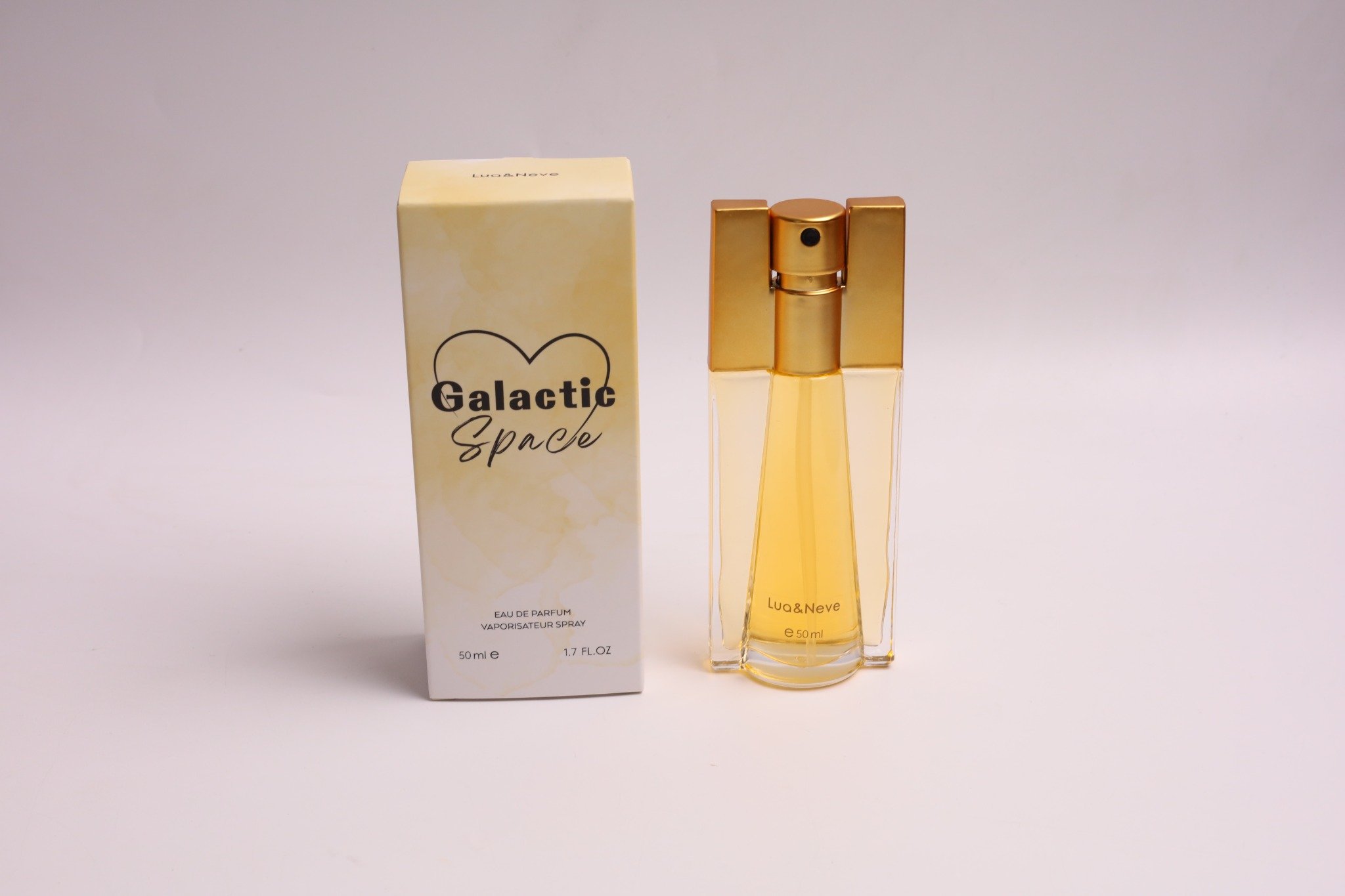 Perfume Lua&Neve Galactic Space 50ml | Aroma Luxuoso de Ouro, Embriague na Atmosfera Interestelar