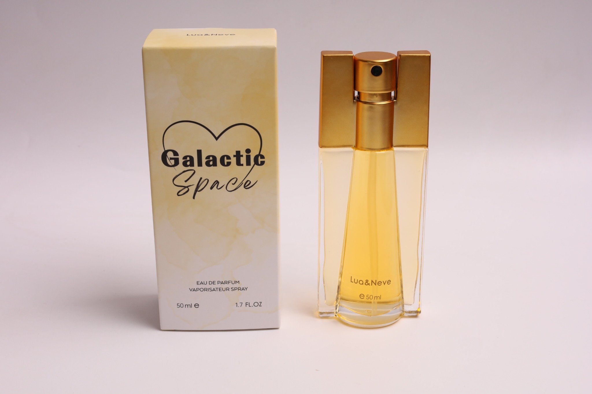 Perfume Lua&Neve Galactic Space 50ml | Aroma Luxuoso de Ouro, Embriague na Atmosfera Interestelar
