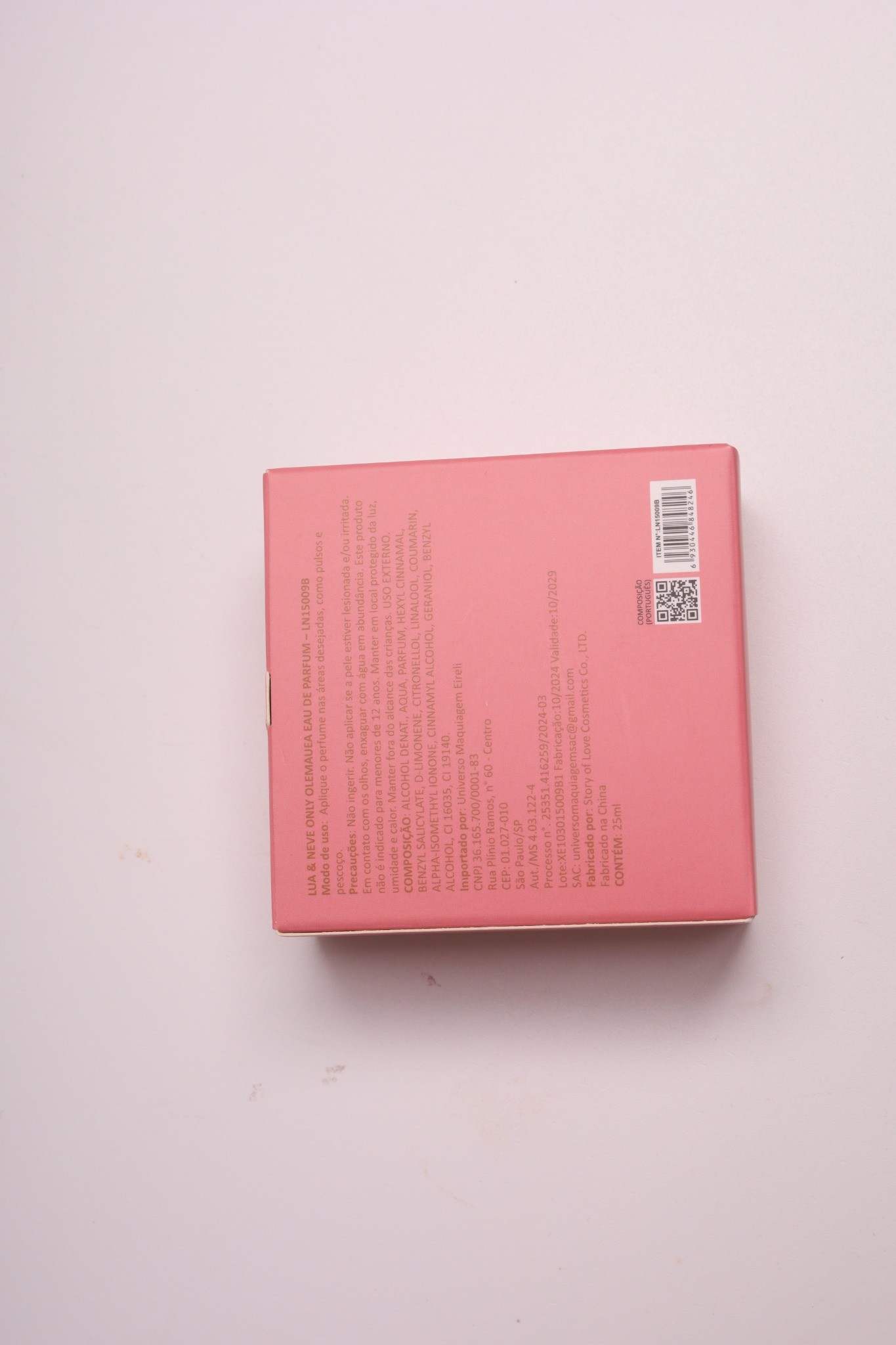 Perfume Lua&Neve Coração Pink Gold 25ml | Edição Romântica Limitada, Encontre o Aroma Tierno