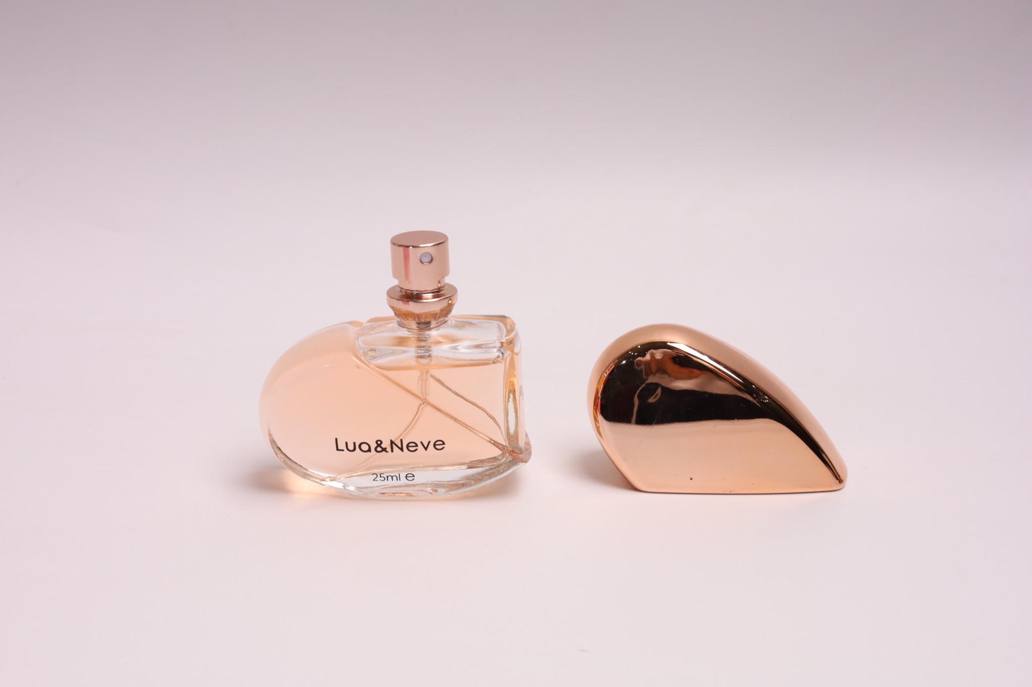 Perfume Lua&Neve Coração Pink Gold 25ml | Edição Romântica Limitada, Encontre o Aroma Tierno