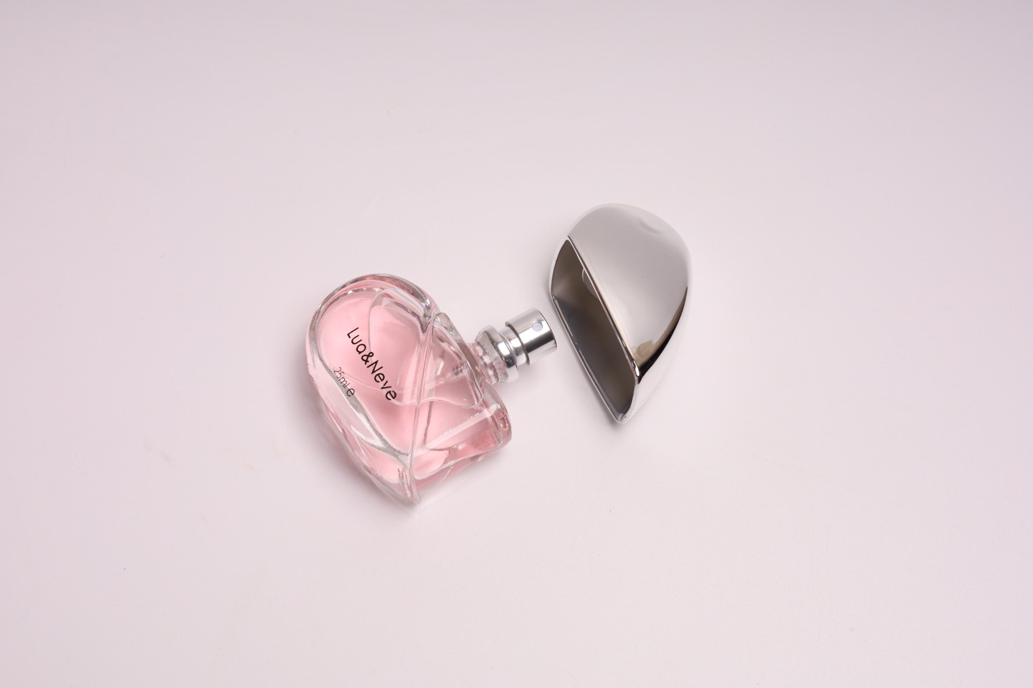 Perfume Lua&Neve Coração Pink Diamond 25ml | Frasco Romântico em Forma de Coração, Aroma Doce de Jovem Garota