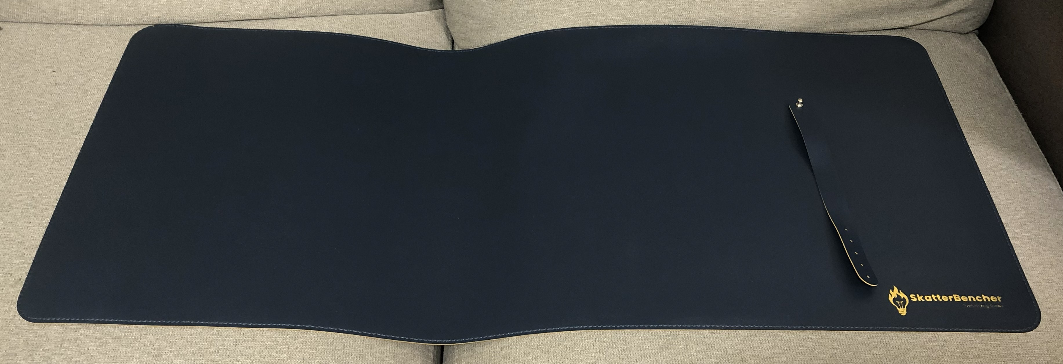 SkatterBencher Leather Desk Pad
