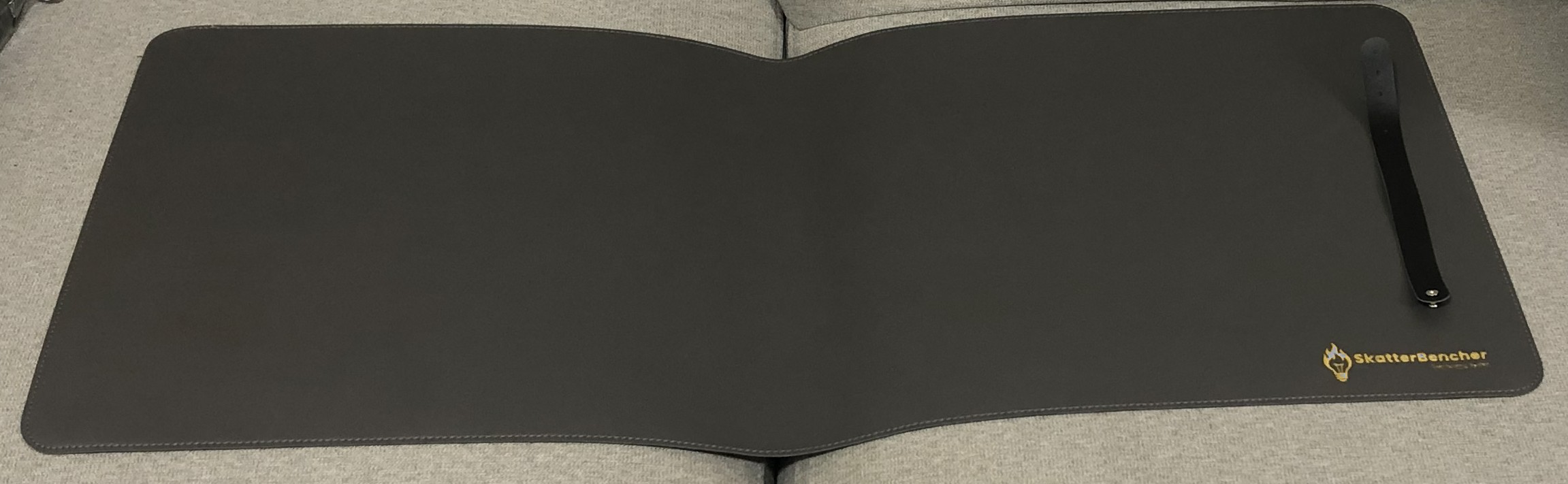 SkatterBencher Leather Desk Pad