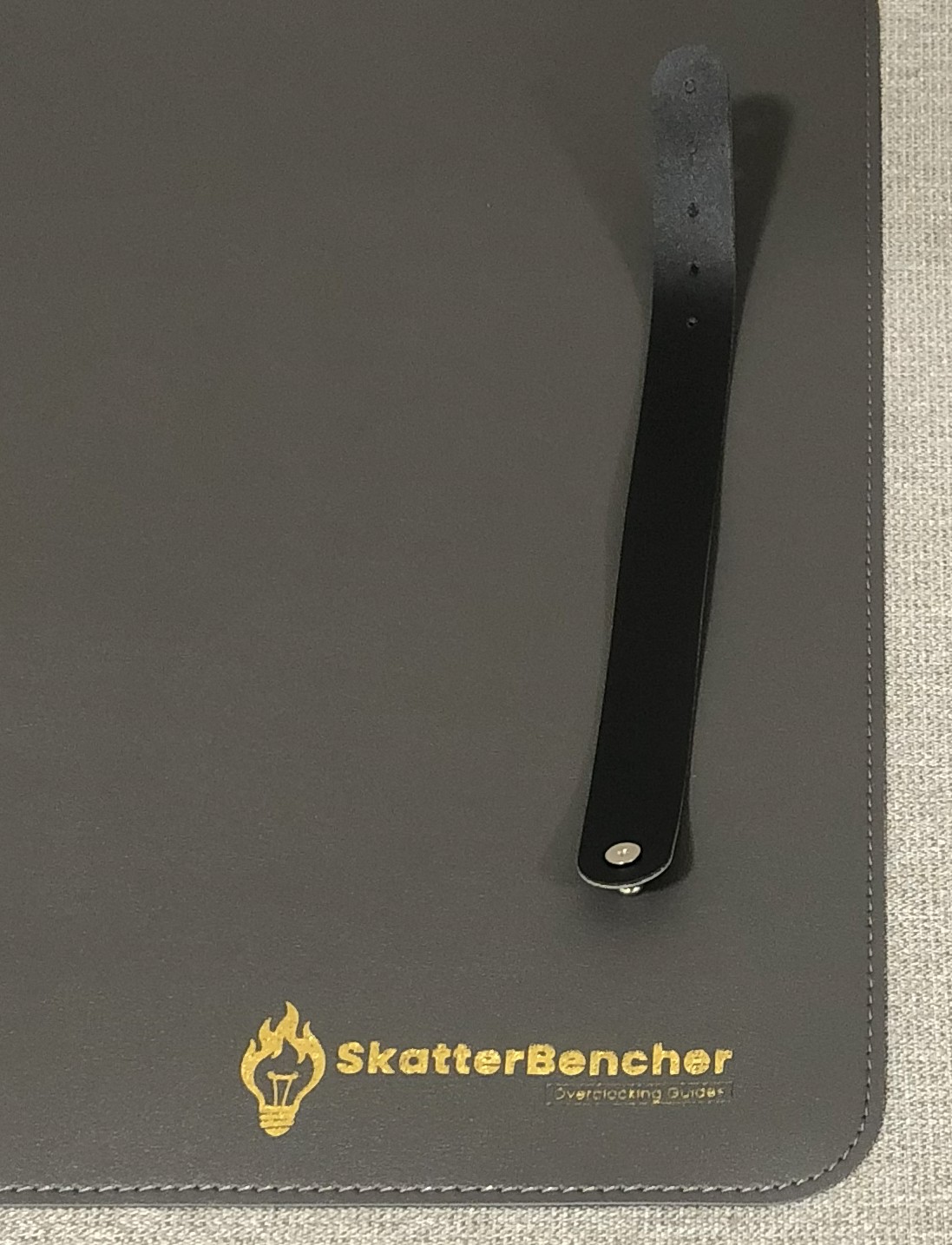 SkatterBencher Leather Desk Pad