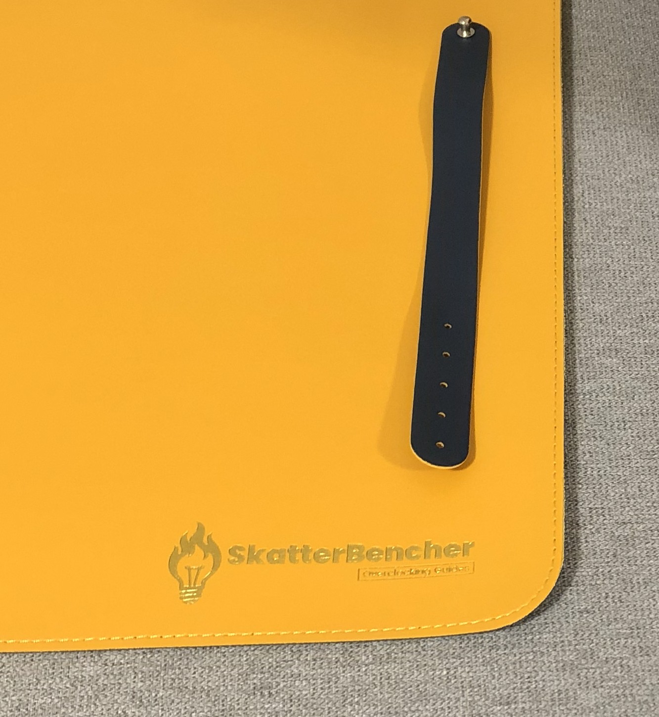 SkatterBencher Leather Desk Pad