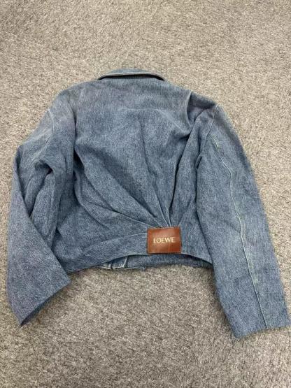 3 LOE Frayed Denim Jacket