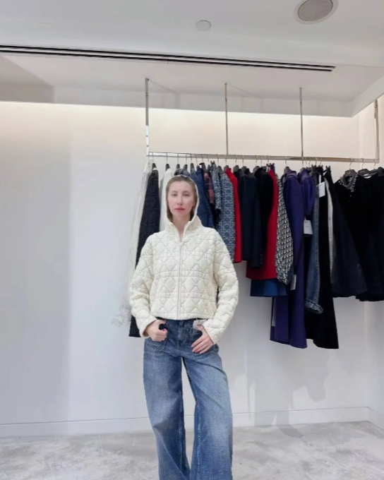 DIO Rattan Check Zip Hoodie