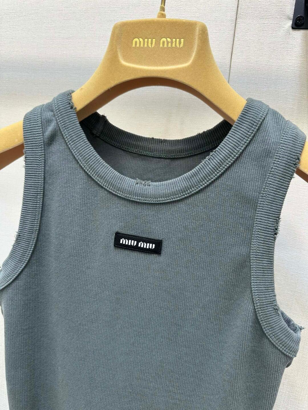 Miu Threaded Knit Tank Dress