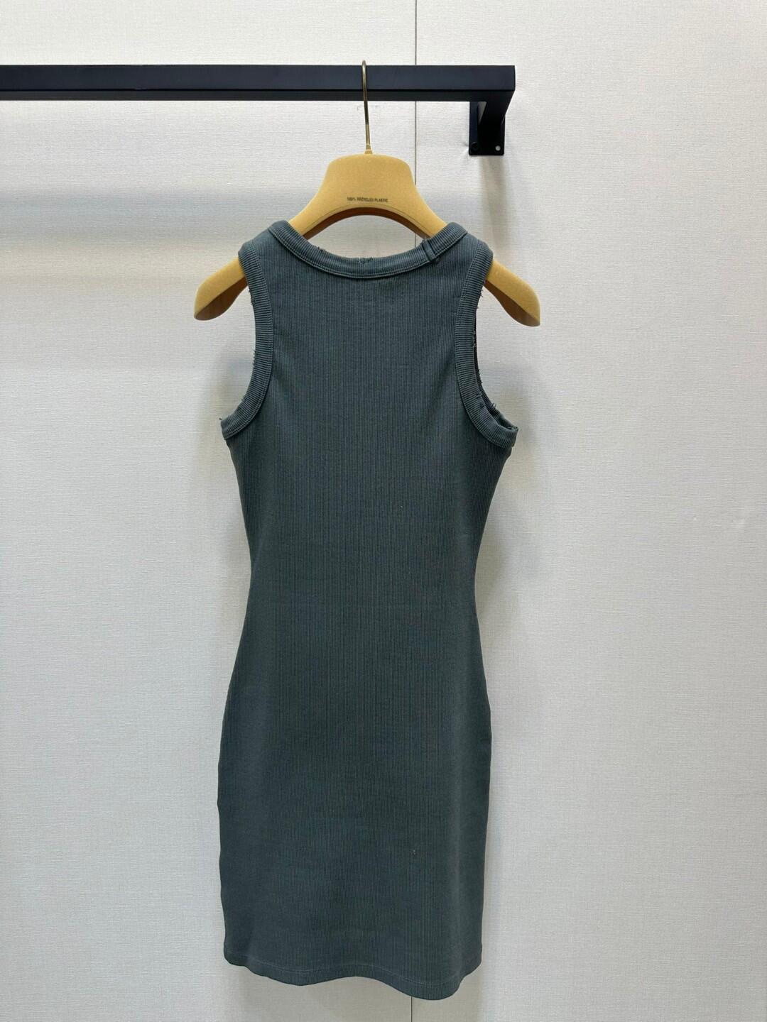 Miu Threaded Knit Tank Dress