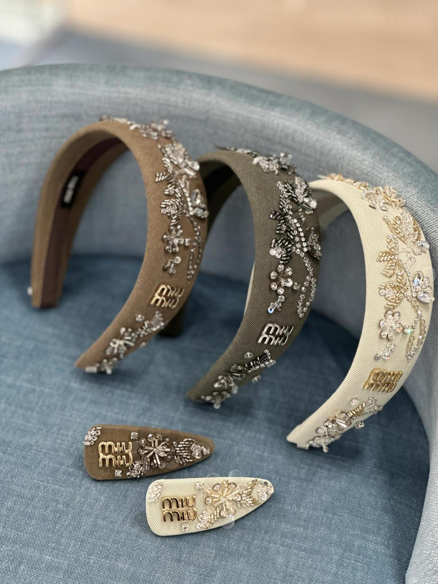 Miu Beaded and Beaded Hair Accessories