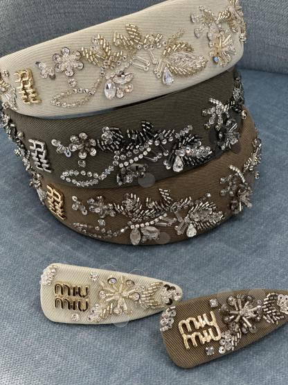 Miu Beaded and Beaded Hair Accessories